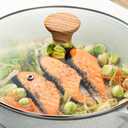 SENSARTE Nonstick Ceramic Saute Pan 12-Inch, 5QT Non-toxic Deep Frying Pan Skillet with Lid, Healthy No Teflon Cookware, Stay Cool Handle, Induction Compatible, PFAS Free