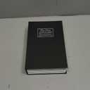 KYODOLED Diversion Book Safe with Combination Lock, Secret Safe Metal Lock Box, Money Storage Collection Box, 9.5" x 6.2" x 2.2" Black Large