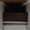 FONTOI Farmhouse Nightstand, End Table with Drawers, Nightstand with Charging Station, Bedside Table with 3 LED Lights Modes, Wood Night Stand with Smart Human Sensor for Bedroom, Brown & White