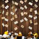 Cheerland Vintage Letter Garlands Envelope Card Hanging Banner Floating Streamers for Magic Theme Bday Decorations Holiday Home Office Birthday Winter January Party Celebration Supplies 6 String