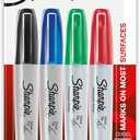 SHARPIE Permanent Markers, Chisel Tip, Classic Colors, 3 Count