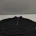 Half Zip Black Sweater XL