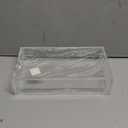 Acrylic Napkin Holder - Clear Modern Design, Acrylic Hand Towel Holder for Bathroom, Kitchen, Guest Towel Tray Perfect for Disposable Paper Hand Towels & Bathroom Accessories.