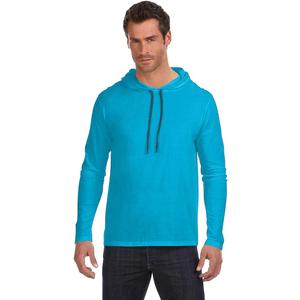 Gildan - Softstyle Lightweight Hooded Long Sleeve T-Shirt - 987, Medium