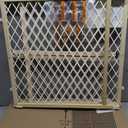 Toddleroo by North States - Diamond Mesh Wooden Baby Gate: Pressure Mounted Baby Gate for Doorways - Adjustable 26.5 to 42 Inches Wide - 23 Inches Tall