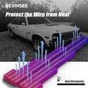 Bevinsee Spark Plug Wire Looms Holders Compatible with Chevrolet SBC BBC 350 396 402 427 454 Engines, Compatible with Ford V8 289 302 351W 390 429 460, Billet Aluminum