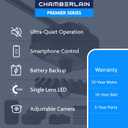 Chamberlain 1 HP Belt Drive Smart Garage Door Opener with Built-in Camera, Single LED Lighting, Battery Backup, and myQ Connectivity