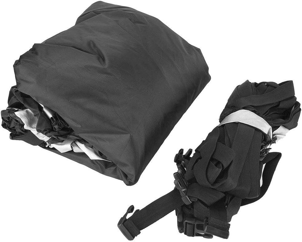 Sunshade Boat Cover, Oxford Cloth V Shape Yacht Cover with Straps and Buckles for Scratch Protecting (530 290 (210D