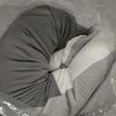 Cervical Neck Pillow for Pain Relief - Ergonomic Side Sleeper Pillow for Neck Support, Cooling Memory Foam Pillows for Sleeping, Contour Pillow Orthopedic Bed Pillow for Back Stomach Sleepers (White & Grey)