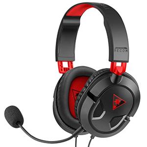 Turtle Beach Recon 50 Wired Gaming Headset - PC, Mac, PS4, PS5, Xbox Series X|S & Xbox One, & Mobile/Tablet with 3.5mm Removable Mic, 40mm Speakers, & In-line Controls – Black