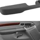 JDMON Front Left Driver Interior Door Armrest Handle Replacement for 1999-2006 Chevy Suburban Avalanche Tahoe GMC Yukon Cadillac Escalade Replacement for 88981547 15703701 15703702 88981548 Dark Gray