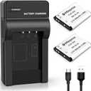 2 Pack EN-EL19 Battery (900 mAh) and USB Charger Compatible with Nikon A100, Coolpix S33,S100 S2800 S3200 S3300 S3500 S3600 S4100 S4200 S4300 S5200 S5300 S6500 S6600 S6800 S6900 S7000 Camera