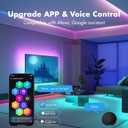 Smart IC RGB LED Strip Lights 50FT, Segmented DIY Color Changing, Rainbow Chasing Effects, WiFi App/Voice Control, Music Sync, Works with Alexa & Google Assistant, LED Lights for Bedroom Decor