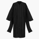 Gradwow Master Graduation Gown Cap Hood Set, Unisex Matte Master's Degree Regalia with Tassel for University (Gold/Royal Blue/Gold, 51)