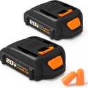 2Pack 3.0Ah Battery Replacement for 20V PowerShare Lithium Battery for WA3520 WA3525 WA3575 WG151s WG155s WG251s WG255s WG540s WG545s WG890 WG891