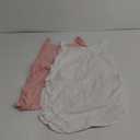 AMPOSH Women's Maternity Tank Top 2 Pack Ruched Side Sleeveless Pregnancy Basic Shirt, Pink & White, M