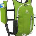 Small Hiking Backpack with Front Phone Holder, Packable Back pack with Chest and Waist Strap, Lightweight Daypack for Women Men (Strawyellow)