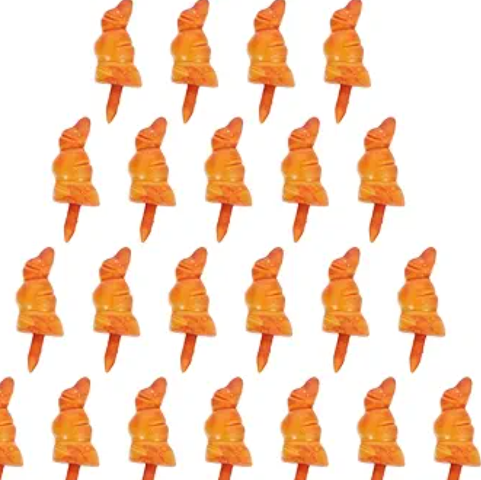 DOITOOL 50pcs Snowman Toy Nose Accessories Safe Plastic Carrot Nose for Christmas Crafts for Family Fun and Holiday Decorations