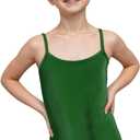 Wildarms Girls Sleeveless Ballet Leotard for Dance and Gymnastics, Camisole Style Dance Wear with Soft Fabric
