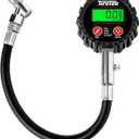 Digital Tire Pressure Gauge (200 PSI) - Heavy Duty Tire Gauge (Stainless Steel) - MotCertified ANSI - Air Gauge Tire Pressure - Easy to Read
