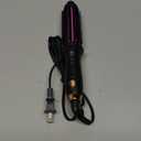 WEEYUM Curling Iron Brush 25MM Barrel for Travel, Hair Curler Brush Curling Wand with Extra Long Tourmaline Ceramic Barrel, Anti-Scald Brush Curling Iron for Short Hair/Shoulder Hair