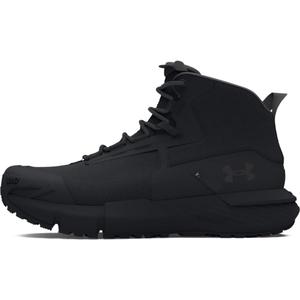 Under Armour Men's Charged Valsetz Mid Military and Tactical Boot (9.5, (001) Black/Black/Jet Gray)