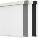 AOSKY Blackout Roller Shades Cordless Blinds for Windows, Free-Stop Shades with Valance, Thermal Insulated Fabric, UV Protection, Blinds for Home and Office (25" W x 72" H, Linen Beige