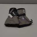 MCTi Kids Mittens Waterproof Winter Ski Warm Sherpa Fleece Lined Removable Insert (XX-Small(Fits 5-7 years), Gray)