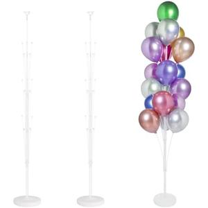 Amazon.com: KATBUU 2 Sets of Balloon Stand Kit - 6ft Balloon Stands with Base, Balloon Sticks, Decorations for Party Birthday Wedding Baby Shower Gender Reveal Graduation : Home & Kitchen
