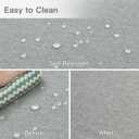 maxmill Linen Textured Tablecloth Spill-Proof Stainproof Wrinkle Free Washable Fabric Table Cloth for Circular Table Cover, Dining Room Buffet Banquet Party Holiday Dinner, Round 70 Inch Light Grey