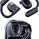 Open Ear Headphones, 80H Playtime Air Conduction Earbuds w/Fast Charging, 16mm Hi-Fi Audio Drivers, Physical Buttons, ENC Mic, IPX5 Waterproof, Bluetooth 5.4, 2025 Upgrade for Workout Black