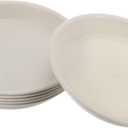 6 Pack Planter Saucers - Plastic Plant Tray Flowerpot Drip Trays Round Apply to Outdoor/Garden (12 Inch/ 30.5cm, Beige)