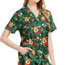 Womens Pajamas Set 2 Piece Satin Short Sleeved Pjs Button Notch Collar Loungewear Party Sleepwear Sets (Green, M)