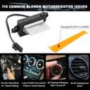 Blower Control Module AC Blower Motor Resistor fit for 2003-2007 Chevy Silverado Avalanche Suburban Tahoe, GMC Envoy Sierra Yukon, Cadillac Escalade,Buick RainierReplaces 4P15161580567, 93803636