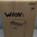 Dehumidifier for Basement 6,000 Sq Ft, 120 Pints Max. Smart Compressor,Intelligent Humidistat, Smart App-Controlled with Darin Hose And App Control for Basement, Bathroom,Living room,Bedroom,Home (Black)