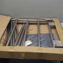 Laundry Cart Commercial Black,11.35 Bushel Large Industrial Rolling Laundry Hamper with 4 Inch Wheels,Household Heavy Duty Laundry Baskets with Stainless Steel Frame, 260 LBS Weight Capacity