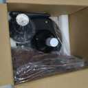 Ceiling Fans with Lights, 25" Socket Fan Light with Remote Control, 3CCT, Dimmable, 3 Speeds, Memory, LED Quiet Screw in Fan Light for Bedroom, Living Room, Kitchen