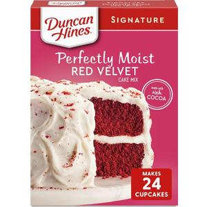 Duncan Hines Red Velvet Cake Mix, 15.25 oz.