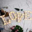 MUMUXI Marquee Light Up Letters | Large Light Up Numbers | Battery Powered and Bright with Every Letter of The Alphabet | for Wedding, Birthday, Party, Celebration, Christmas or Home Decoration (O)