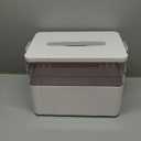 3-Tier Medicine Organizer - Portable Medicine Cabinet with Plastic Handle, Multipurpose Medical Box with Pill Box, Empty First Aid Kit for Home