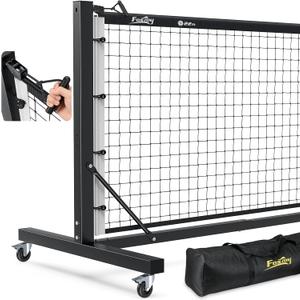 Fostoy Pickleball Net, Pro Aluminum Frame with Dual-Side Tensioning System, 22FT