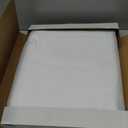 BONZER White Outdoor Sheer Curtains for Patio Waterproof - 2 Panels Wide Grommet Indoor Voile Curtain for Living Room, Bedroom, Porch, Pergola, Cabana, 100 x 108 inch, White