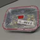 Pyrex Freshlock Glass Food Storage Container, Airtight & Leakproof Plastic Locking Lids, Freezer Dishwasher Microwave Safe, 8 Cup lid broken