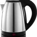 Mogart Kenlanz 1.8L Electric Kettle, Tea Pot Kettle, 1000W Rapid Boil, Water Kettle with Auto Shut-Off & Boil-dry Protection, Stainless Steel & Cordless Design, Easy Clean, Silver