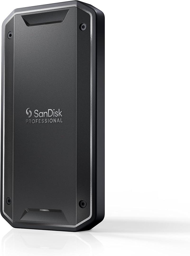SANDISK Professional 2TB PRO-G40 SSD - Up to 2700MB/s, Thunderbolt 3 (40Gbps), USB-C (10Gbps), IP68 dust/Water Resistance, External Solid State Drive - SDPS31H-002T-GBCND