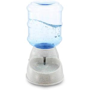 Automatic Pet Water Self-Dispenser - Zento Deals Premium Quality Self-Dispensing Gravity Drinking Pet Waterer, 3.7 Liters Capacity