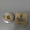 Striking Viking Beard Balm for Men  Light Hold, Vanilla, 2 Oz - Leave-in Beard Conditioner with Shea Butter, Tea Tree, Argan & Jojoba Oils - Smooth, Shape, Moisturize & Soften Coarse, Dry Facial Hair (2 Ounce (Pack of 1))