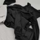 Momcozy Baby Wrap Carrier, Easy to Wear Infant Carrier Slings, Lightweight Hands Free Baby Sling, Adjustable Baby Carriers for Newborn to Toddler 8-35 lbs, Black