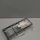 Moforoco Shower Caddy Shelf Organizer Rack, Self Adhesive Black Bathroom Shelves Basket, Home Farmhouse Wall Inside Organization and Storage Decor Rv Accessories, First Camper Apartment Essentials No Mounting Equipment Included