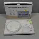 Lighted Makeup Mirror, 3000 mAh Rechargeable Double Sided Magnifying Vanity Mirror with 3 Colors, 1x/10x, 360° Rotation , Brightness Adjustable Magnification Cosmetic Light up Mirror, Women Gift